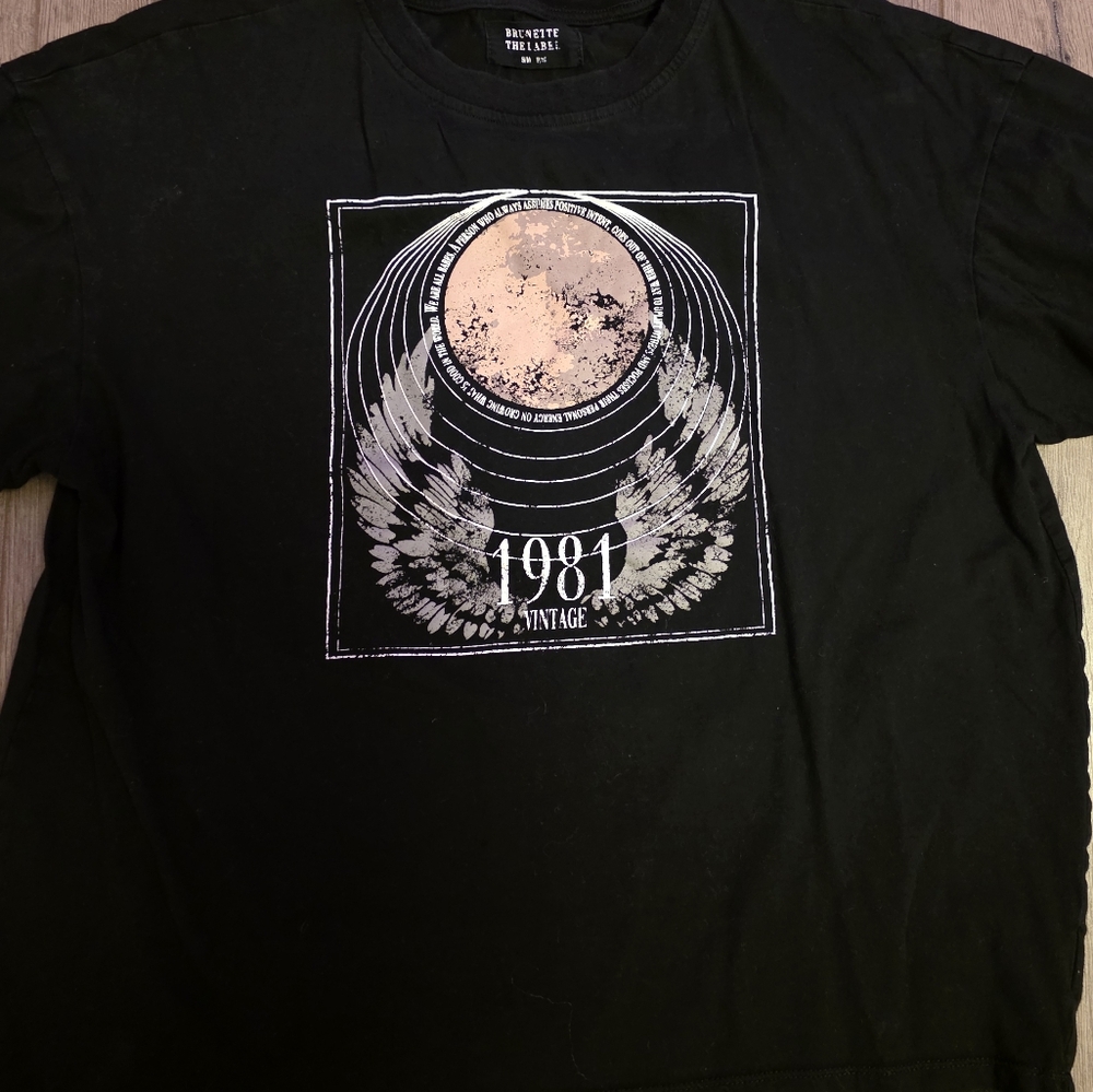 Brunette The Label - Vintage 1981 - Boxy T-Shirt - Size Small/Medium